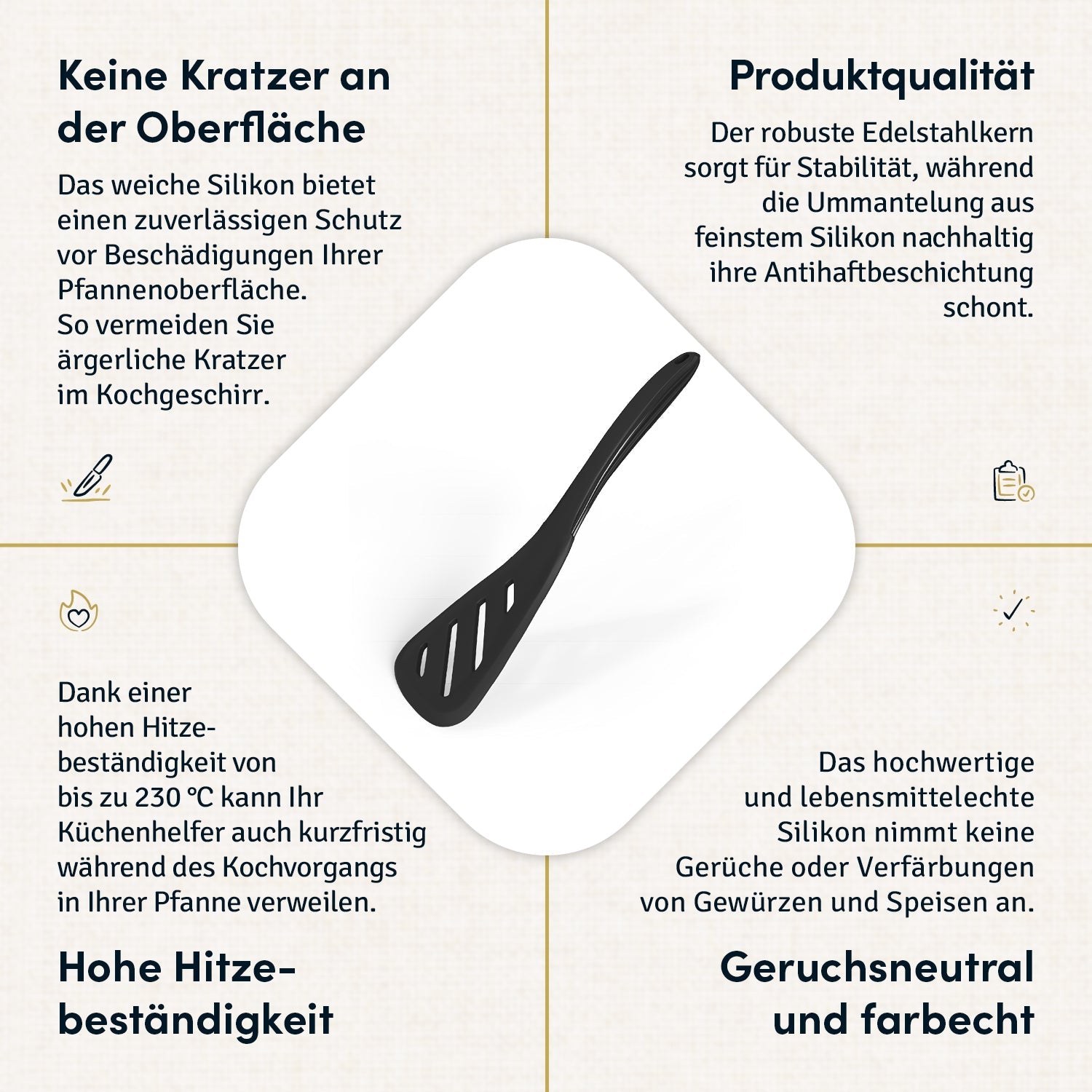 Schlitz-Pfannenwender