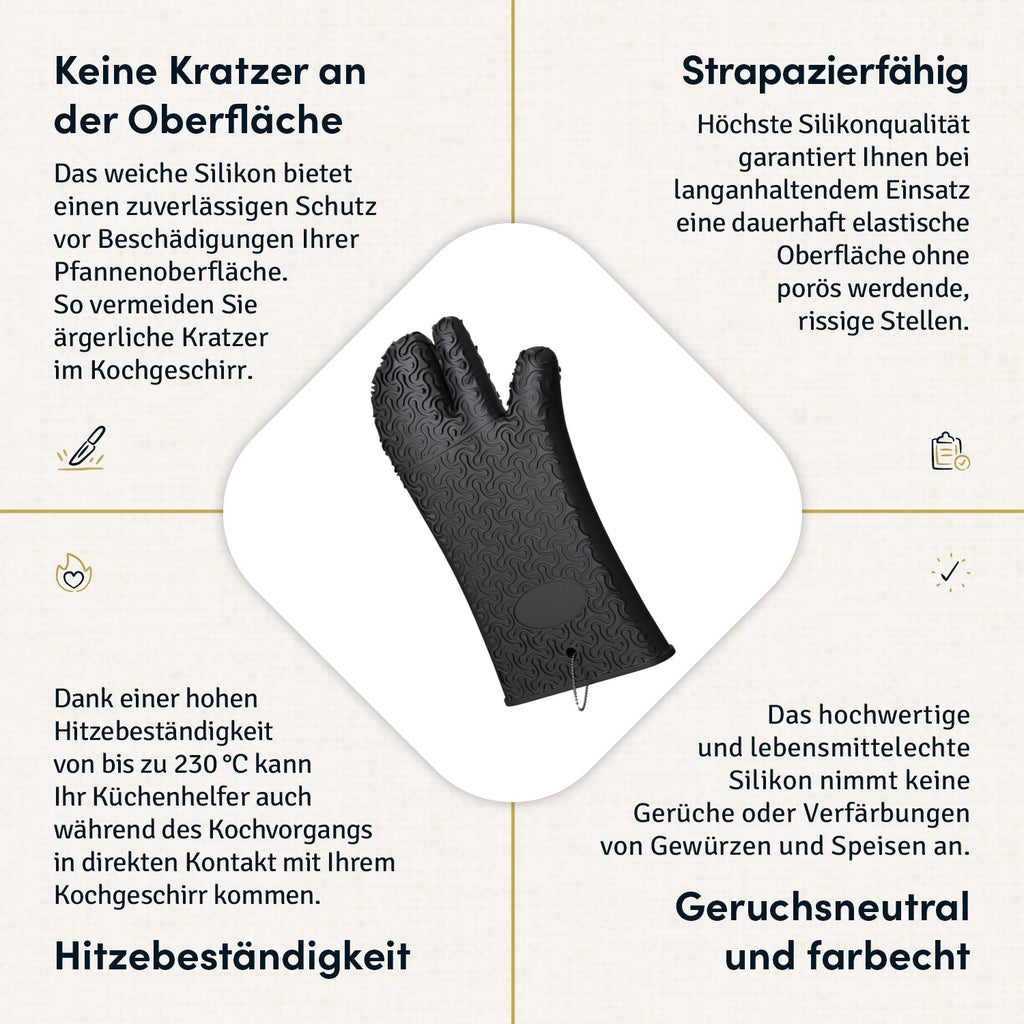 Ein Paar Backofenhandschuhe I 30 cm