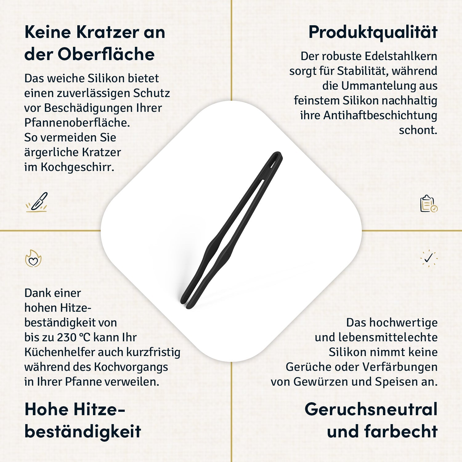 Küchenpinzette