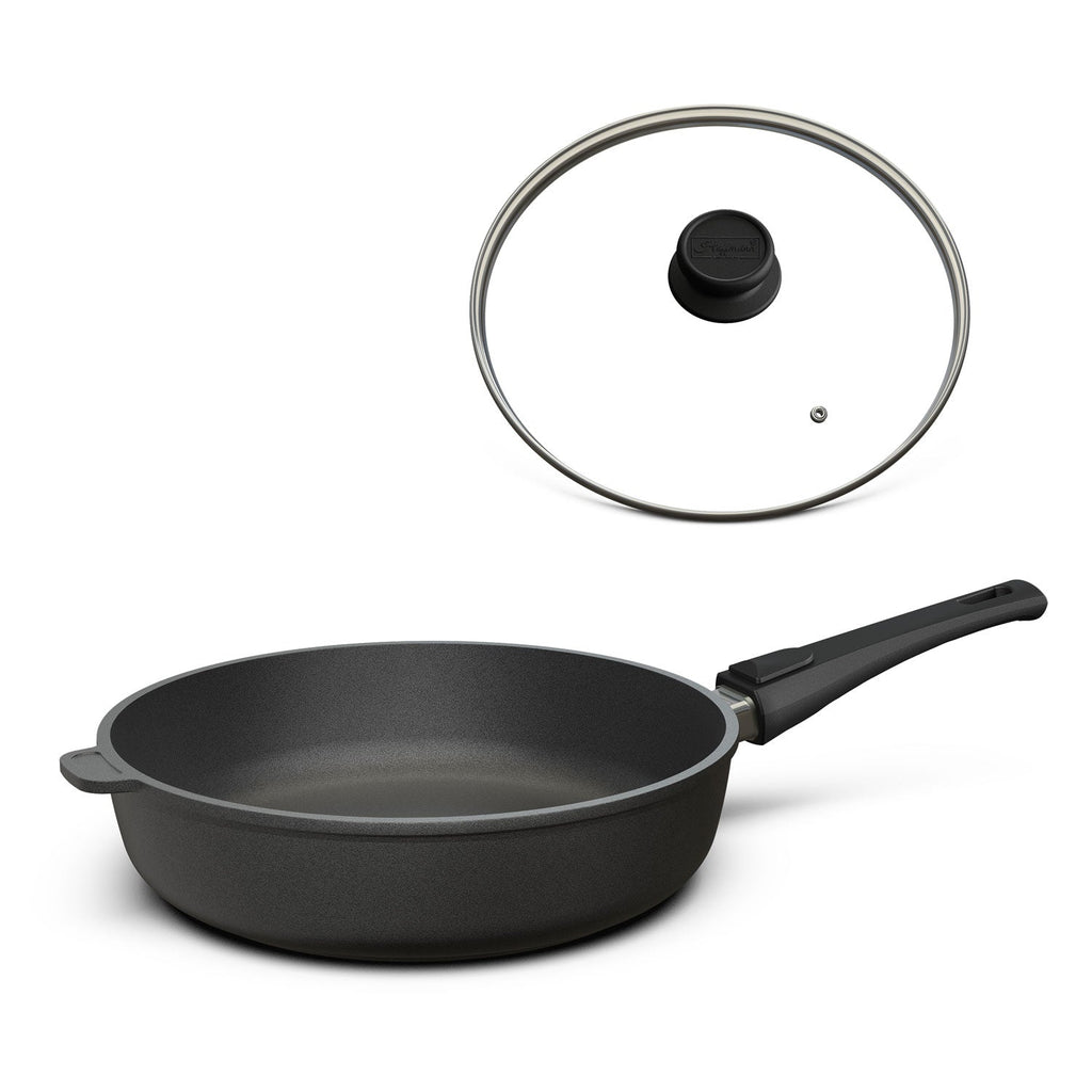 Hochrandpfanne Ø 20-28 cm I Deckel optional
