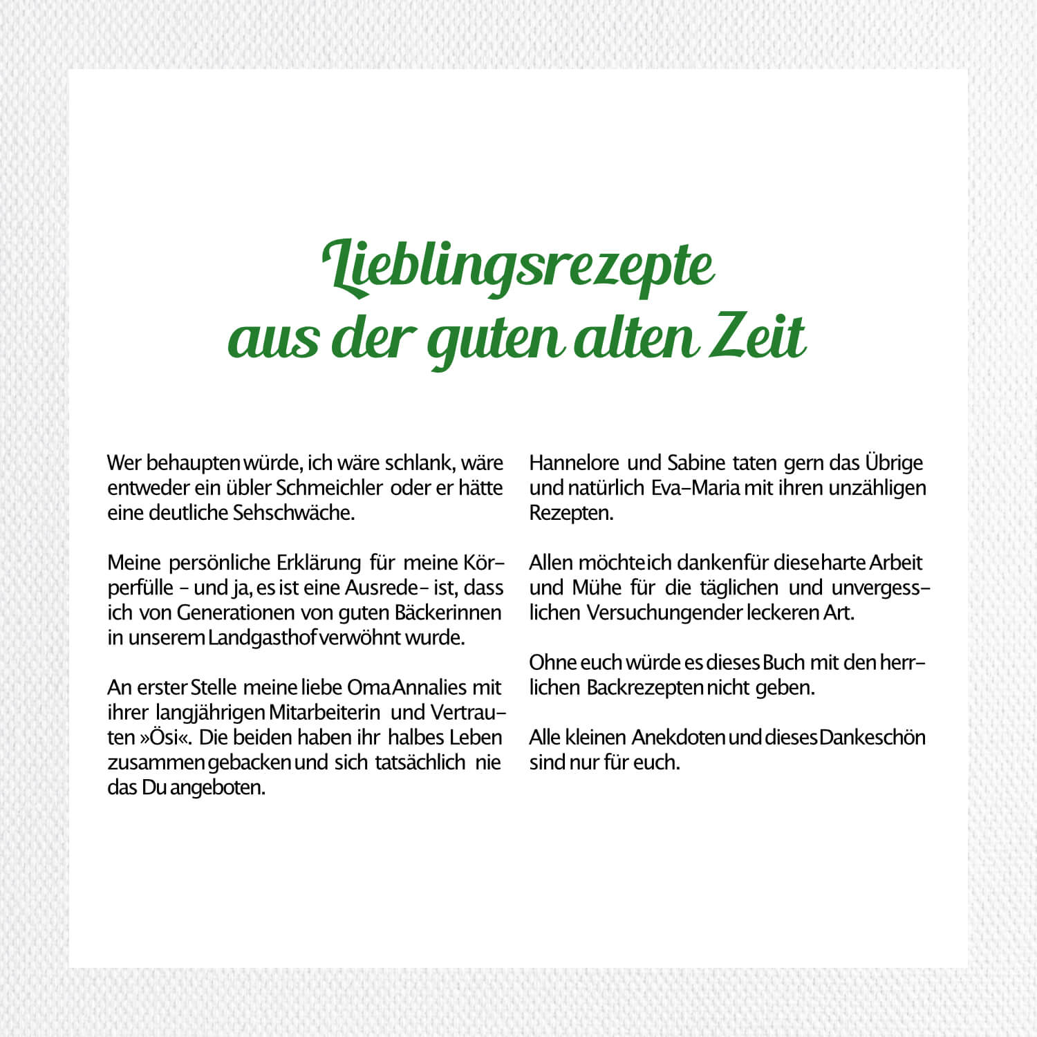 Aus Omas Backstube I "CalleKocht"