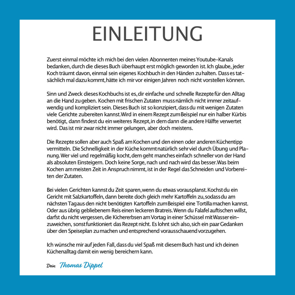 Feierabendküche I "ThomasKocht"