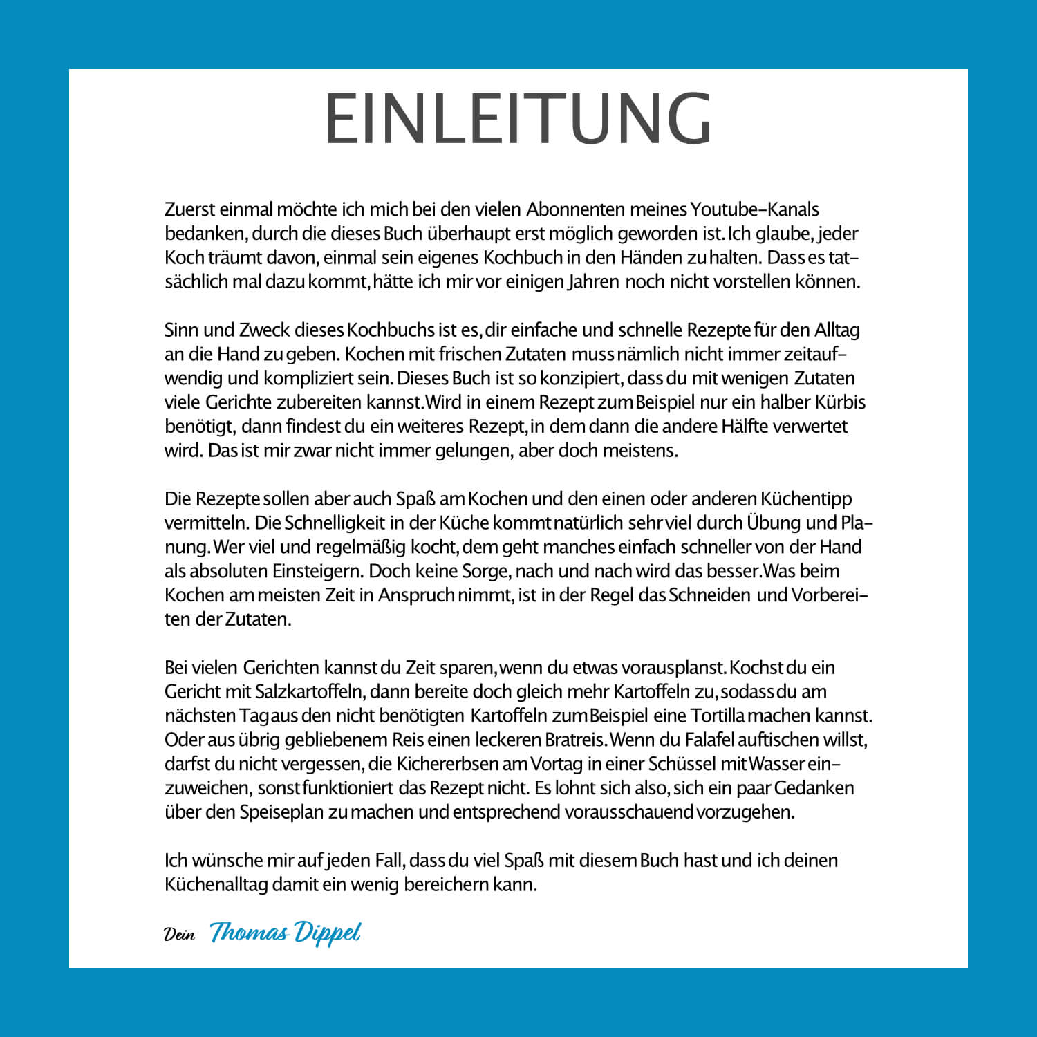 Feierabendküche I "ThomasKocht"