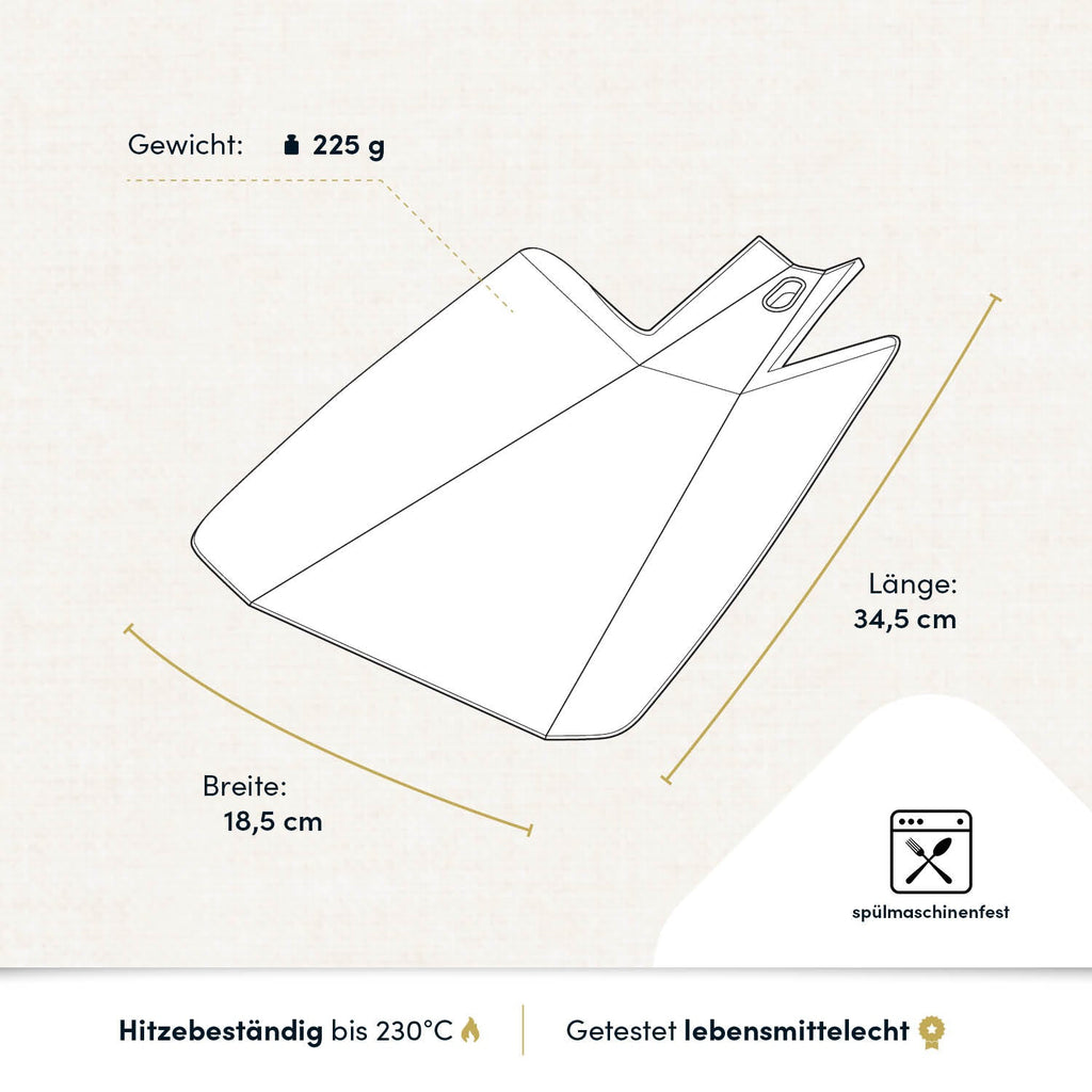 Faltbares Schneidebrett I 34 x 18 cm