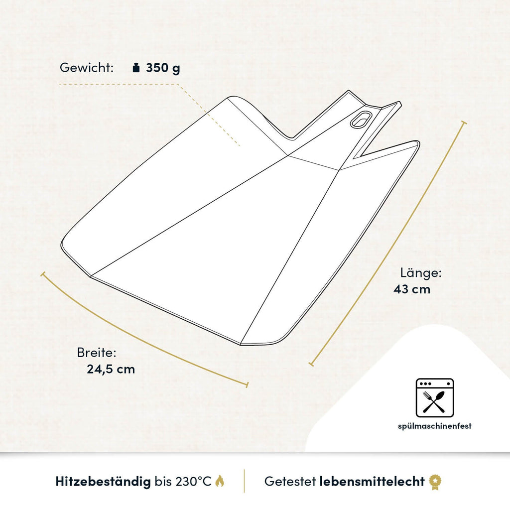Faltbares Schneidebrett I 43 x 24 cm