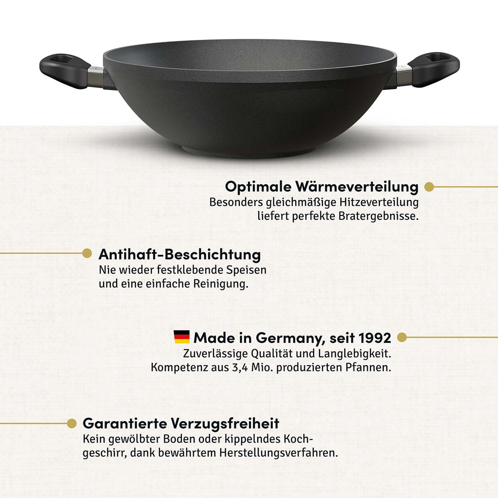 Wok Ø 32 cm I Deckel optional